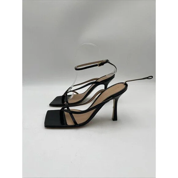 Women’s Bottega Veneta Stretch Leather Heeled Sandals Black Size 37 - Picture 3 of 6